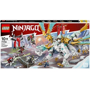 LEGO Ninjago: Creatura Dragonde gheata a lui Zane 71786, 10 ani+, 973 piese