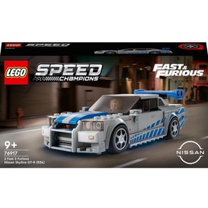 LEGO Speed Champions: 2 Fast 2 Furious Nissan Skyline 76917, 9 ani+, 319 piese