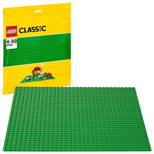 LEGO Classic: Placa de baza verde 10700, 4 ani+, 1 piesa
