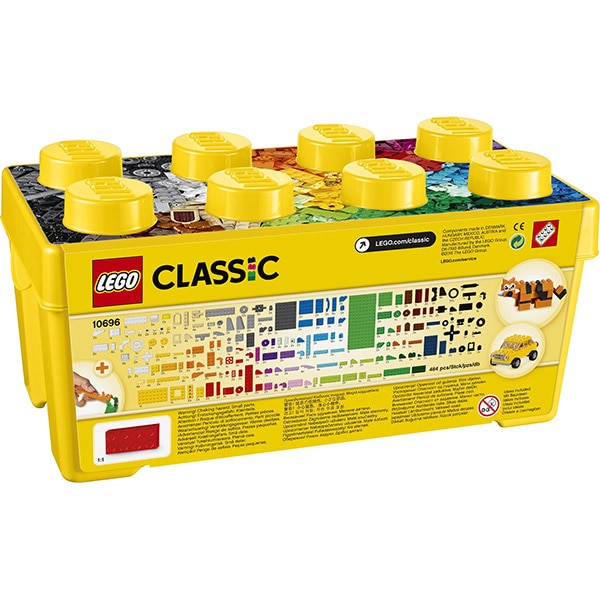 LEGO Classic: Cutie medie de constructie creativa 10696, 4 ani+, 484 piese