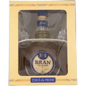 Set Tuica prune Bran, 0.7L + 2 toiuri 