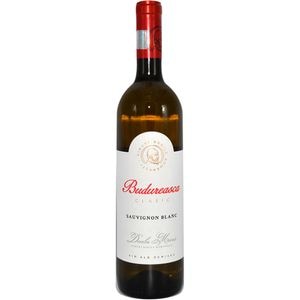 Vin alb demisec Budureasca Clasic Sauvignon Blanc, 0.75L