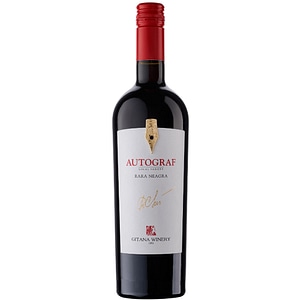 Vin rosu sec Gitana Winery Autograf Saperavi Rara Neagra, 0.75L