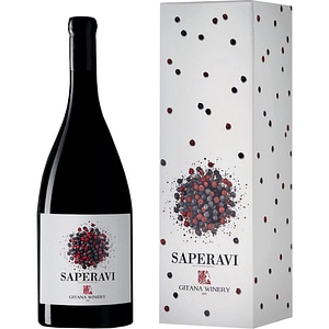 Vin rosu sec Gitana Saperavi Gift Box, 1.5L