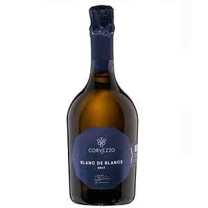 Vin spumant alb Corvezzo Blanc de Blancs Brut, 0.75L