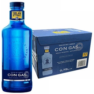 Apa carbogazoasa SOLAN DE CABRAS bax 0.75L x 12 sticle