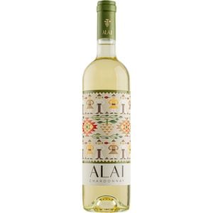 Vin alb demisec Alai Chardonnay, 0.75L, bax 6 sticle