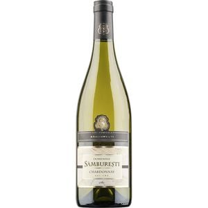Vin alb sec Domeniile Samburesti Chardonnay, 0.75L, bax 6 sticle
