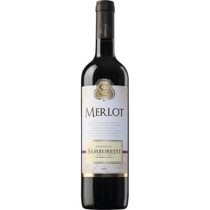 Vin rosu sec Domeniile Samburesti Merlot, 0.75L, bax 6 sticle