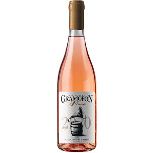 Vin rose sec Gramofon Wine Feteasca Neagra & Merlot, 0.75L