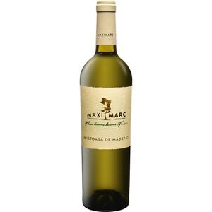 Vin alb sec Maximarc Mustoasa de Maderat, 0.75L