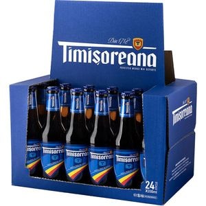 Bere blonda Timisoreana bax 0.33L x 24 sticle
