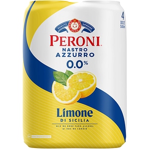 Bere cu arome Peroni Limone bax 0.5L x 4 doze