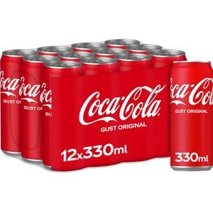 Bautura racoritoare carbogazoasa COCA-COLA bax 0.33L x 12 doze
