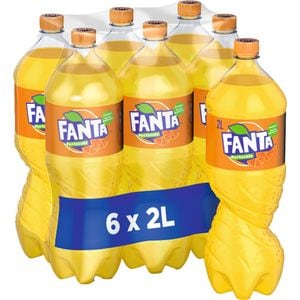 Bautura racoritoare carbogazoasa FANTA Orange bax 2L x 6 sticle