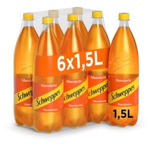 Bautura racoritoare carbogazoasa SCHWEPPES Mandarin bax 1.5L x 6 sticle