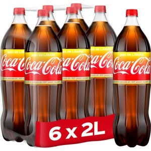 Bautura racoritoare carbogazoasa COCA-COLA Lemon bax 2L x 6 sticle