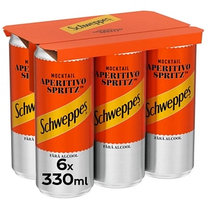 Bautura racoritoare carbogazoasa SCHWEPPES Spritz Aperitivo bax 0.33L x 6 doze