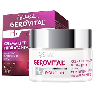 Crema de fata GEROVITAL H3 Evolution Lift Hidratanta, SPF10, 50ml