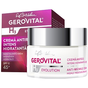 Crema de fata antirid GEROVITAL H3 Evolution, SPF10, 50ml