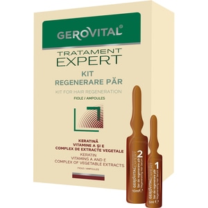 Kit regenerare par GEROVITAL Tratament Expert, 20 fiole
