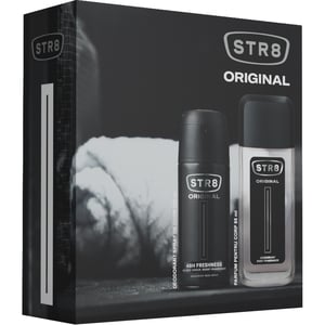 Set ingrijire corp STR8 Original: Parfum pentru corp, 85ml + Deodorant spray, 150ml