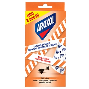 Capcane anti-molii de alimente AROXOL, 3 bucati