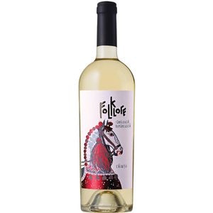 Vin alb demisec Folklore Tamaioasa Romaneasca, 0.75L