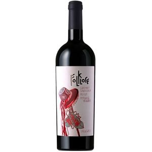 Vin rosu dulce Folklore Cabernet Sauvignon, Merlot, Feteasca Neagra, 0.75L