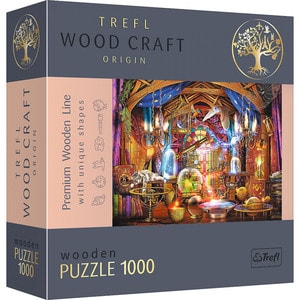 Puzzle TREFL din lemn 1000 piese camera magica