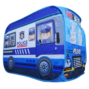 Cort pentru copii cu tematica Politie, Salamandra Kids, albastru