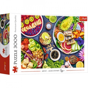 Puzzle TREFL 3000 bolul colorat