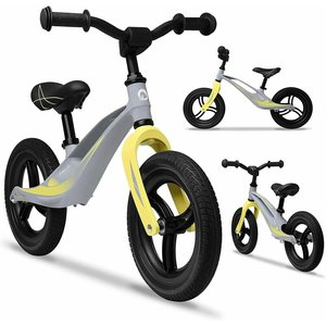 Bicicleta, Lionelo, Fara pedale, Cu cadru din magneziu, Bart Tour, 12 inch, Grey Stone
