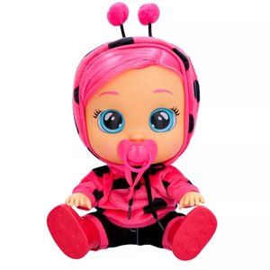 Papusa IMC Cry Babies Dressy Lady cu Par Roz si Antene de Buburuza