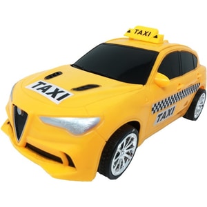 Jucarie Masinuta Taxi Salamandra Kids cu Telecomanda, Galben