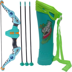 Set arc , 3 sageti, teaca, tinta,  Salamandra Kids multicolor
