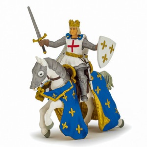 Papo Figurina Saint Louis Pe Cal