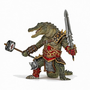 Papo Figurina Crocodil Muntant
