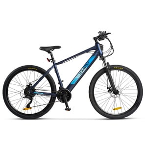 Bicicleta Electrica MTB (E-Bike), Roti 27.5 Inch, Motor 250W, Autonomie Max 60 Km, 21 viteze, Carpat C27178E, culoare Albastru