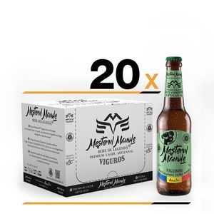 Bere artizanala Mesterul Manole Viguros bax 0.5L x 20 sticle