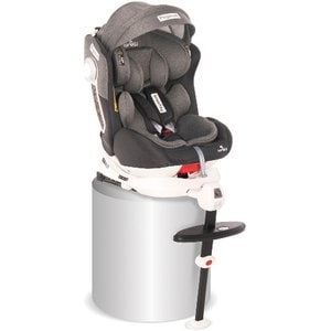 Scaun auto Lorelli Pegasus Rotativ 360 grade cu Baza Isofix si Picior de Fixare, 0-36 kg, Dark & Light Grey