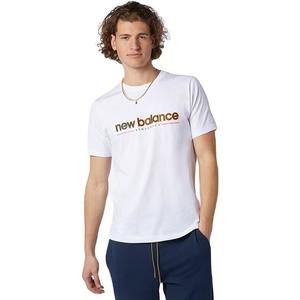 Tricou unisex New Balance Athletics Higher Learning, Alb, L