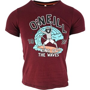 Tricou copii O'Neill LB King Of Waves SS, Rosu, 128 cm