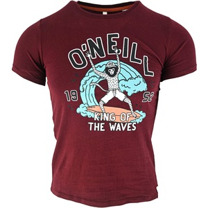 Tricou copii O'Neill LB King Of Waves SS, Rosu, 152 cm