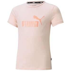 Tricou copii Puma Essential Logo, Roz, 105-110 cm