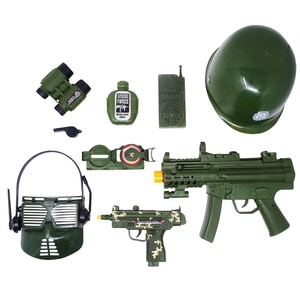 Set de Armata cu 10 piese, pentru copii, Salamandra Kids