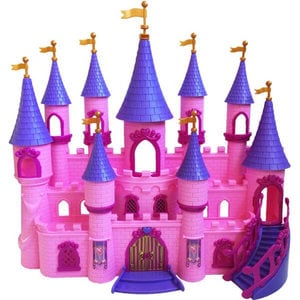 Set Castel de jucarie cu mobilier, figurine, lumini si sunete