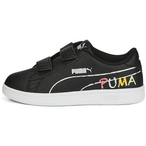 Pantofi sport copii Puma Smash v2 Home School, Negru, 31.5