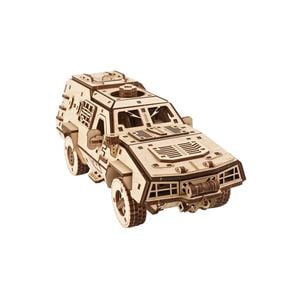 Puzzle 3D din lemn, Ugears, Dozor-B Combat Vehicle, 300 de piese