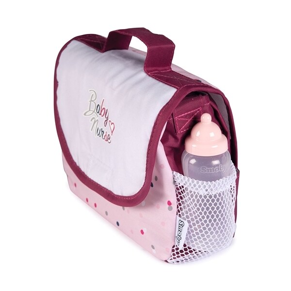 Gentuta Smoby de Infasat pentru Papusi cu Accesorii Baby Nurse Changing Bag